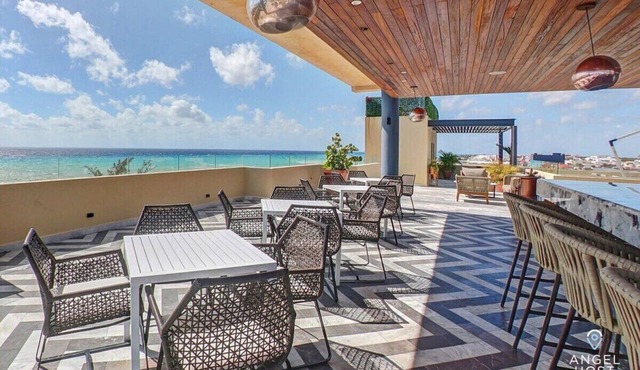 Rooftop Paradise with Pools Overlooking the Ocean