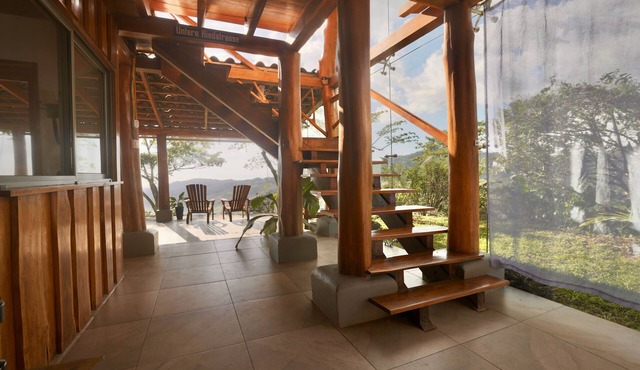 Teak house with Samara,Nosara&Ocean views,1 Bedrm, Starlnk, hot H20, AC, kitchen