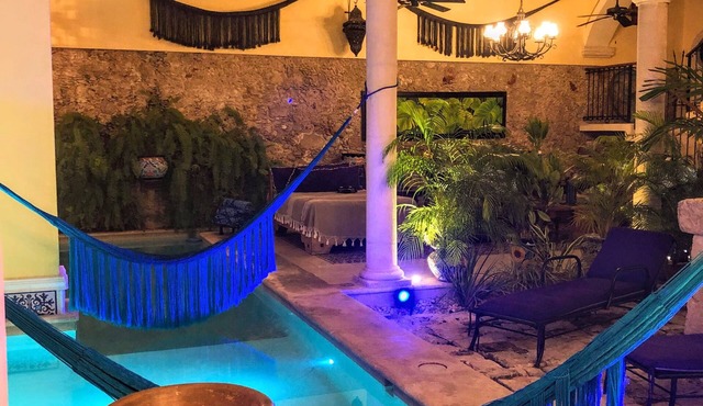 TRUE COLONIAL MASTERPIECE with HUGE rooftop patio. Walk to restaurants.