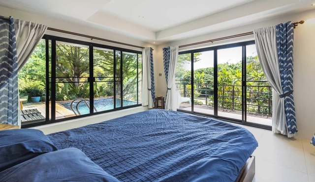 Villa Edena in tropical garden with private pool
