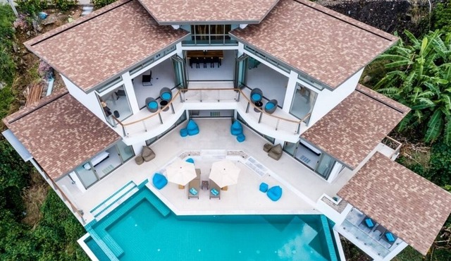 Villa Pearl - 5 Bed Private Pool Sea View Villa