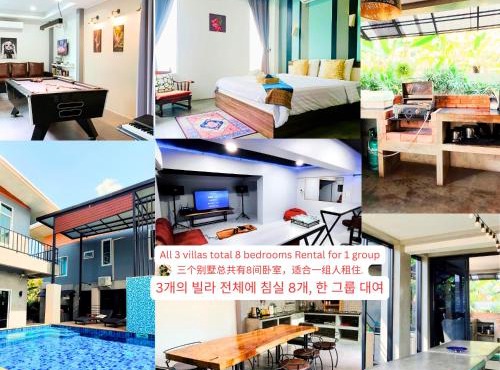 Villa Rajapruek 3 Villa Estates For A Group Maid and Butler near Airport